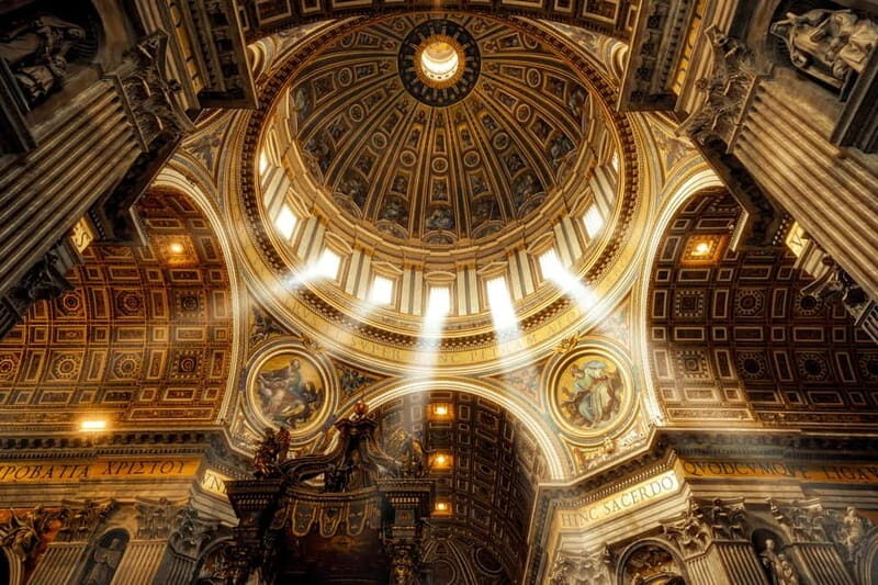 Rome: St Peter's Basilica Tour with Optional Dome Climb - Bernini’s Baldacchino: the center of gravity above the altar
