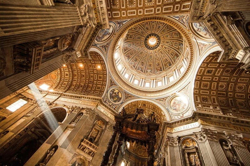 Rome: St Peter's Basilica Tour with Optional Dome Climb - Audio system and pacing: hearing the guide in a loud place