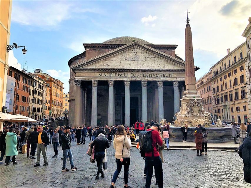 Rome: Vatican, Colosseum & Main Squares Tour w/ Lunch & Car - The Pantheon stop: quick timing, big wow