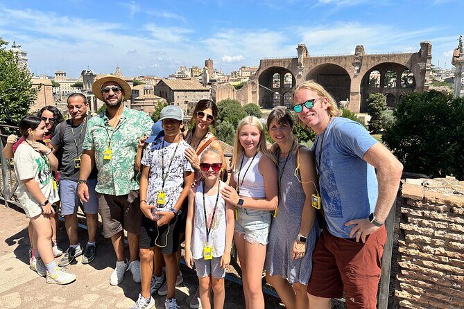 Semi Private Guided Tour of the Colosseum & Forums for Kids & Families in Rome - Stop 2: walking the Roman Forum and connecting the dots