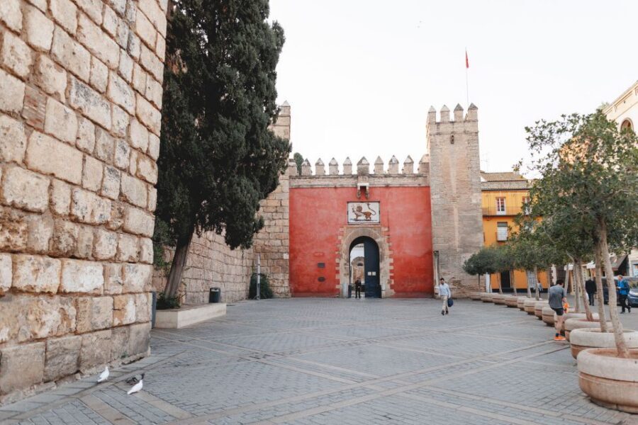 Seville: Guided Walking Tour with Alcazar & Cathedral Access - Where to start: Plaza del Triunfo meeting point