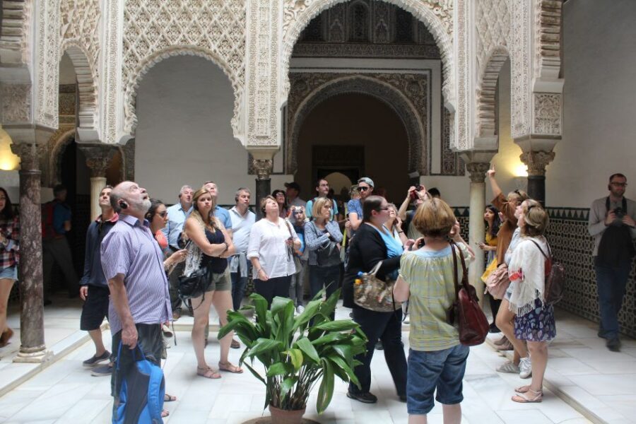 Seville: Royal Alcazar of Seville Tour - Gardens and bad-weather reality in Seville