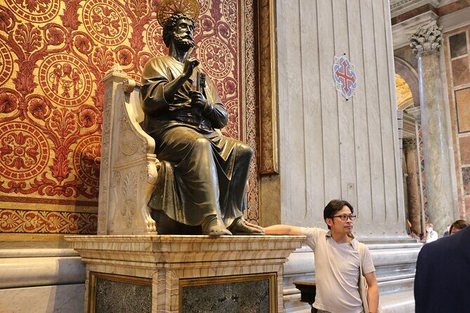 Sistine Chapel with St. Peter's Basilica & Dome Climb Guided Tour - Inside St. Peter’s Basilica: Holy Door, Pietà, Baldacchino, and free time