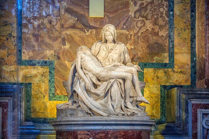 St. Peters Square & Basilica Vatican Walking Tour with Audioguide - St. Peter’s Basilica stop: dome views, baldachin, Pietà, and Bernini’s chair