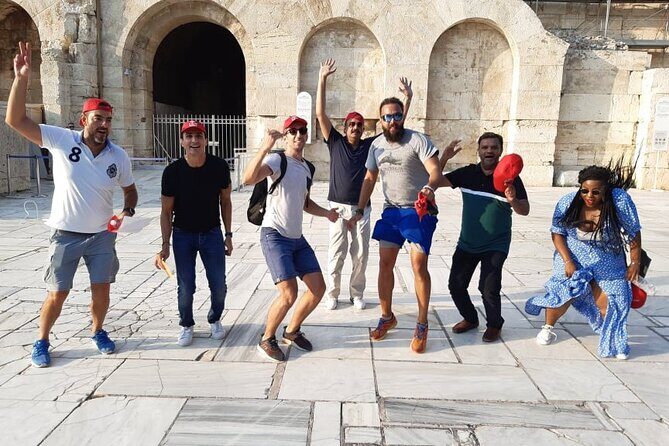Treasure Hunt Around Acropolis— Private Group - A coordinator-run treasure hunt that keeps your team moving