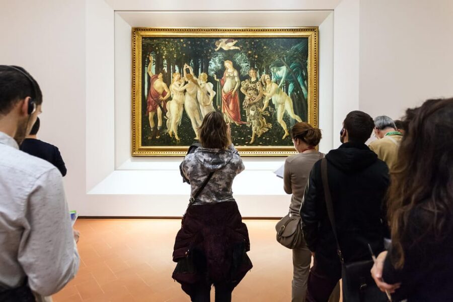 Uffizi Gallery Skip-the-Line Entry with Audio Guide - Meeting Your Staff Near the Arno and Galileo Statue