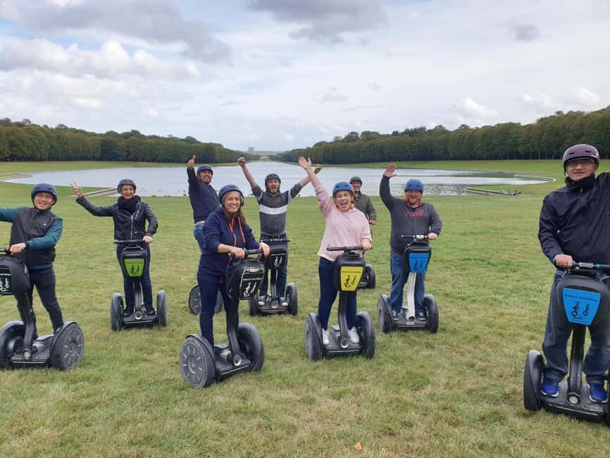 Versailles Palace: Guided Segway Tour in the Park - Apollo Fountain and the Palace area: seeing the grand scale without the leg burn