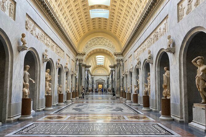 VIP Skip-the-Line Guided Tour: Sistine Chapel & Vatican Museums - Courtyards First: Pine Courtyard and Octagonal Courtyard