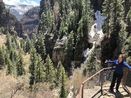 Last part of the Hanging Lake Trail hike are these Stairs to the top of Hanging Lake